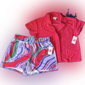 NWT 2 Pc. Juicy Couture Terry Cloth Matching Set